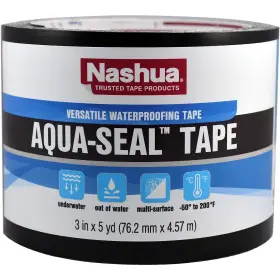 1529844 Nashua 3 Inch X 5 Yds. Aqua-seal Duct Tape In Black
