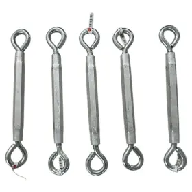 221788 National Hardware 1/2 Inch X 17 Aluminum Eye And Turnbuckle Lot Of 5 Z
