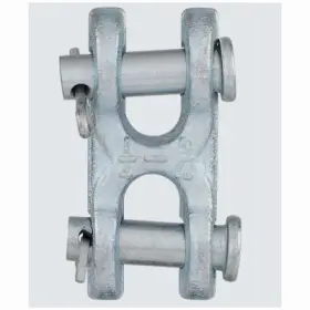 N100-274 National Hardware Double Clevis Chain Link Steel 1/4 And 5/16 Inch -