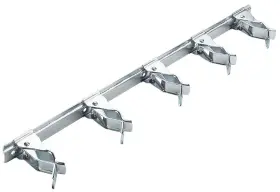 V8519-17 National Hardware N112-076 17 Inch W Adjustable Tool Storage Clip Rack - Zinc