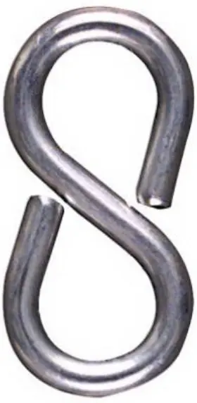 N121-350 National Hardware Closed S Hook Steel 1-1/4 Inch #811 5-pk. -