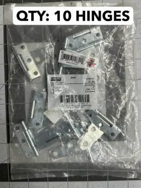 N128-421 National Hardware Nos 10-pack Lot Light Small T Hinge 2 Inch