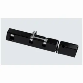 N166-001 National Hardware Lockable Security Bolt Black 6 Inch -
