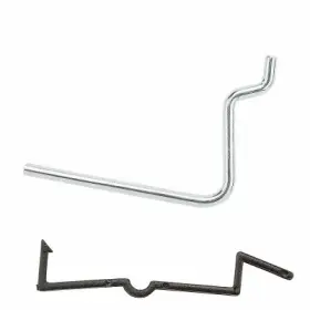 N180-005 National Hardware Pegboard Angle Hook 1/8 Inch Rod Galvanized Steel 2-1/2 6-pk. -