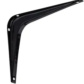 N218-911 National Hardware Shelf Bracket Black 5 X 6 Inch -