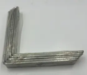 N220-236 National Hardware Pack Of 5 8 X 1-1/4 Inch Galvanized Corner Brace