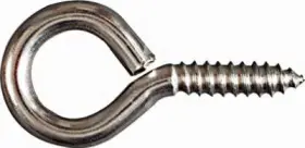 N220-467 National Hardware 20 Pack - Screw Eye #4 Large Stainless Steel