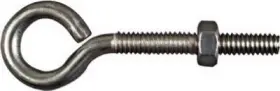 N221-598 National Hardware 10 Pack - Eye Bolts Stainless Steel 1/4 X 3 Inch