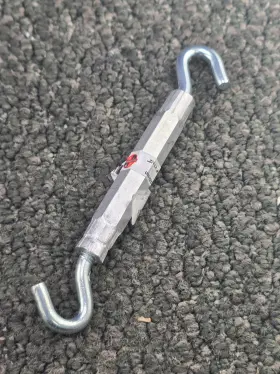 N222-000 National Hardware Qty 10 Hook/hook Turnbuckle Zinc 1/4 X 7-1/2 In