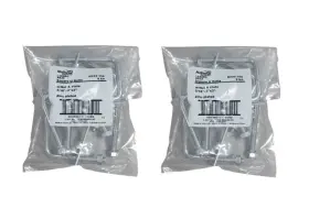 N222-356 National Hardware 10-pack Square U-bolt Plate And Nuts 5/16 Inch X2 X3