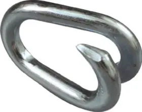 N223-081 National Hardware 20 Pack - Lap Connecting Link Zinc 1/4 Inch