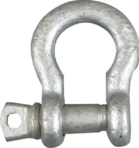 N223-693 National Hardware 3 Pack - Galvanized Anchor Shackle With Screw Pin 1/2 Inch