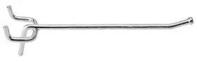 N235-013 National Hardware 50 Pack - Pegboard Single Angle Hook Galvanized Steel 4 Inch