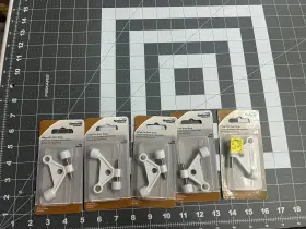N248-401 National Hardware New 5-pack Lot Adjustable Hinge Pin Door Stop White