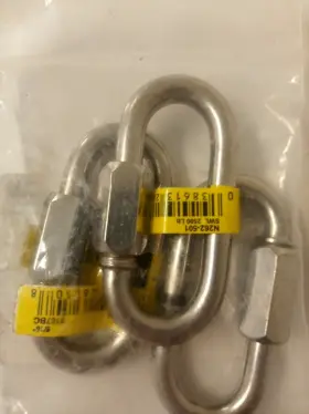 N262-501 National Hardware Steel Quick Link 5/16 Inch Stainless 2500lb