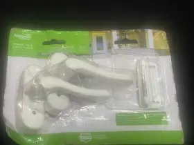 N262-196 National Hardware N262196 V1320 Lever Latch In White 1-3/4 Inch