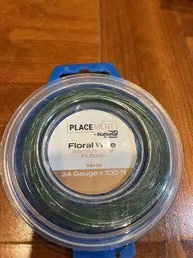 N264-820 National Hardware Floral Wire 24 Ga X 100ft Green Total 150 Rolls In Case Of 30