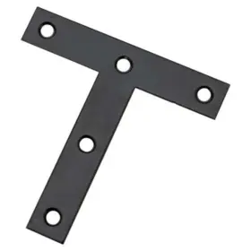 N266-470 National Hardware 116bc-4x4 1/8 Inch Thick 4 H X W T-brace - Black