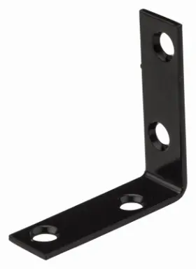 N266-481 National Hardware Corner Brace Black 2 X 5/8 Inch -