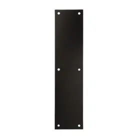 N270-502 National Hardware 2 Pack - Swinging Door Push Plate Oil Rubbed Bronze 3-1/2 X 15 Inch