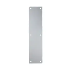 N270-504 National Hardware Door Push Plate Satin Aluminum 3-1/2 X 15 Inch -