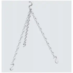 N275-040 National Hardware Hanging Plant Chain White 18 Inch -