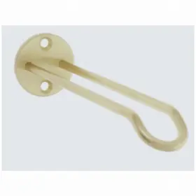N275-521 National Hardware 5 Pack - Plant Hanger Wall Base Brushed Gold 20-lb. Load 7 Inch