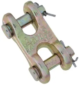 N282-129 National Hardware 3 Pack - Double Clevis Link Yellow Chromate 1/4 And 5/16 Inch