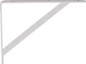 N301-630 National Hardware 12 Inch White Shelf Bracket -