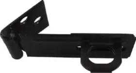 N305-953 National Hardware 5 Pack - Safety Hasp Black 3-1/4 Inch