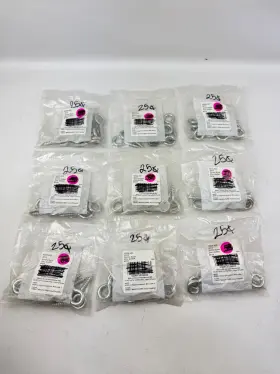N324-632 National Hardware X9 10pk Zinc Plated Steel 2-1/16 Inch #104 Lag Screw Eyes
