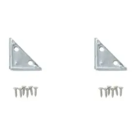 N337-675 National Hardware V124-2 2 Inch Reinforced Corner Brace - Pair Zinc Plated