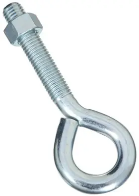 N347-666 National Hardware 3 Pack - Eye Bolt With Hex Nut Zinc 5/8 X 6 Inch