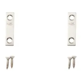 V418-.5-2 National Hardware N348-359 1/2 Inch H X 2 W Mending Brace - Pair Stainless Steel