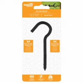 N820-102 National Hardware 10 Pack - Screw Hook 1/4 X 4-1/4 Inch