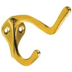 N830-161 National Hardware Coat And Hat Hook Bright Brass