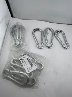 N830-308 National Hardware 3 Pack Of 5 Interlocking 5/8 Spring Snap Zinc Plated