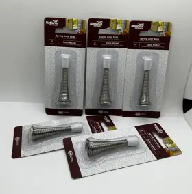 N830-555 National Hardware Lot 5 Spring Door Stop Satin Nickel 3ftft