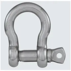 N889-001 National Hardware Anchor Shackle Steel 1/4 Inch -
