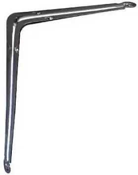 N110-204 National Mfg Co 8 X 10- Inch Galvanized Shelf Bracket