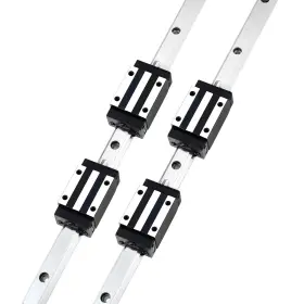 Hgh20ca Nc 761747395179 2pcs 600mm Hgr20 Hgh20 Linear Slide Rail With 4 Pcs Block Carriage Fo