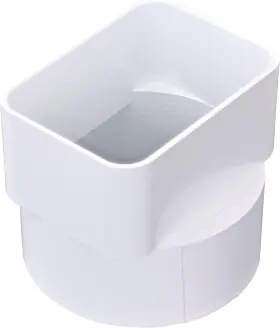 9p06 Nds Raindrip 052063009063 Pvc Downspout Adapter Connects 3x4-inch To 4-inch Sewer And