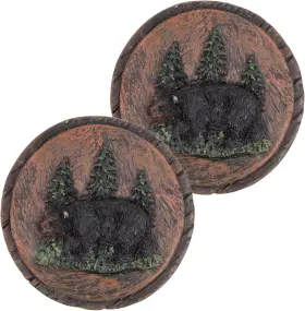 66026 Needzo Forest Bear Drawer Knobs Rustic Home And Kitchen Multicolor