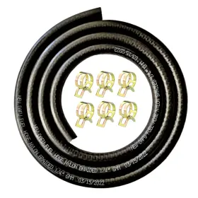 New Dafu 762988836711 1/4 Inch 6mm Id Nbr Nylon Braided Fuel Line Set 5 Ft 6 Pcs 2/5 Ho