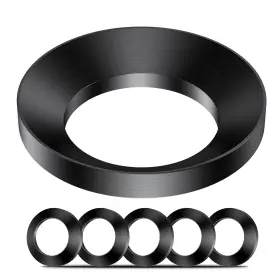 H6-0m1i-1tpq New Journey Essential Crush Washer 1/2 X28 Steel For 223/556 Pack Of 5 223 Black