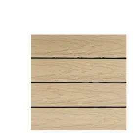 Newtechwood 810015250587 Deck Tiles 1ftx1ft Quick Outdoor Composite In Japanese Cedar