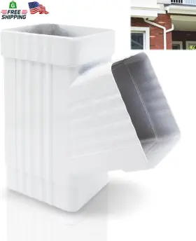 Niuohoy 726084919372 Gutter Y Downspout Connector Square Diverter Dow