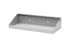 56186 Nobrand Epoxy Powder Coated Steel Pegboard Shelf 18 Inch W X 6-1/2 D