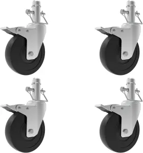 Hy12570b Nobrand 4 Inch Scaffold Wheels 4-pack 1 Id 300lb Locking Casters