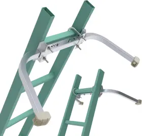 Tzwdj05a Nobrand Heavy Duty Aluminum Ladder Stabilizer For Roof Cleaning Non-slip Rubber Pad